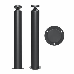 12W Fuji IP65 4CCT Surface Mount Bollard - Round