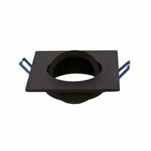CNC Aluminium Downlight Fixture Square Tilt Fixture Black-QB5525