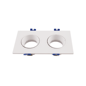 PC Twin Rectangle Front Change GU10 Fixture